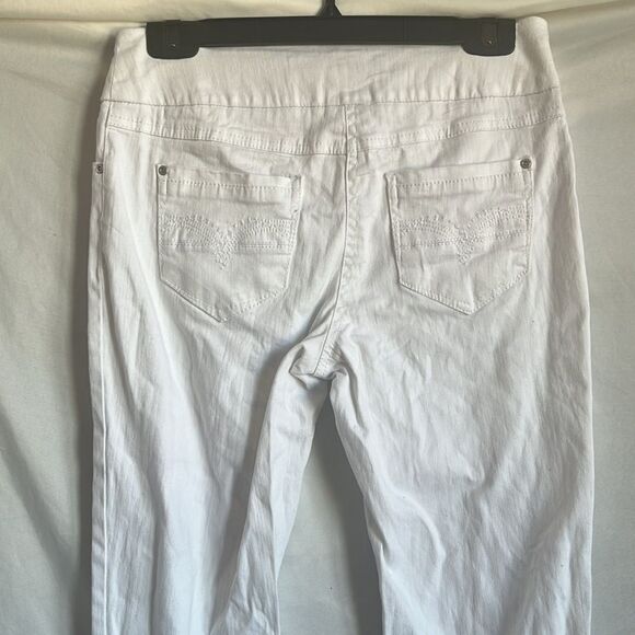 SM220 Contrast petites high waisted white jeans - Picture 5 of 8